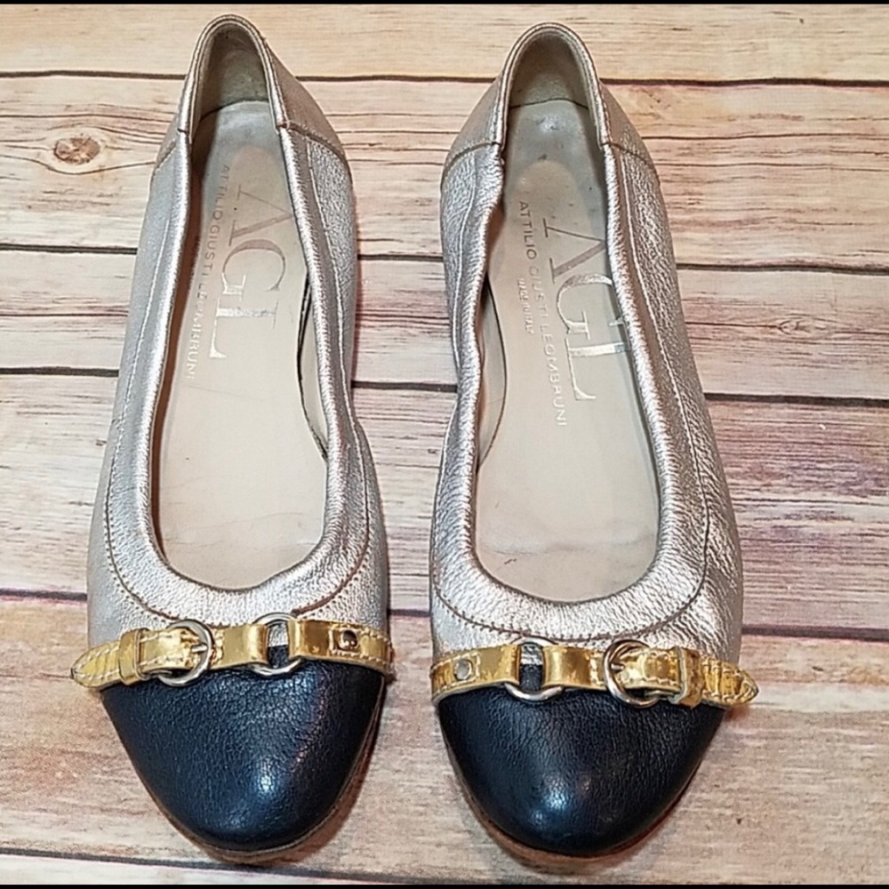 Size 37.5 metallic AGLs